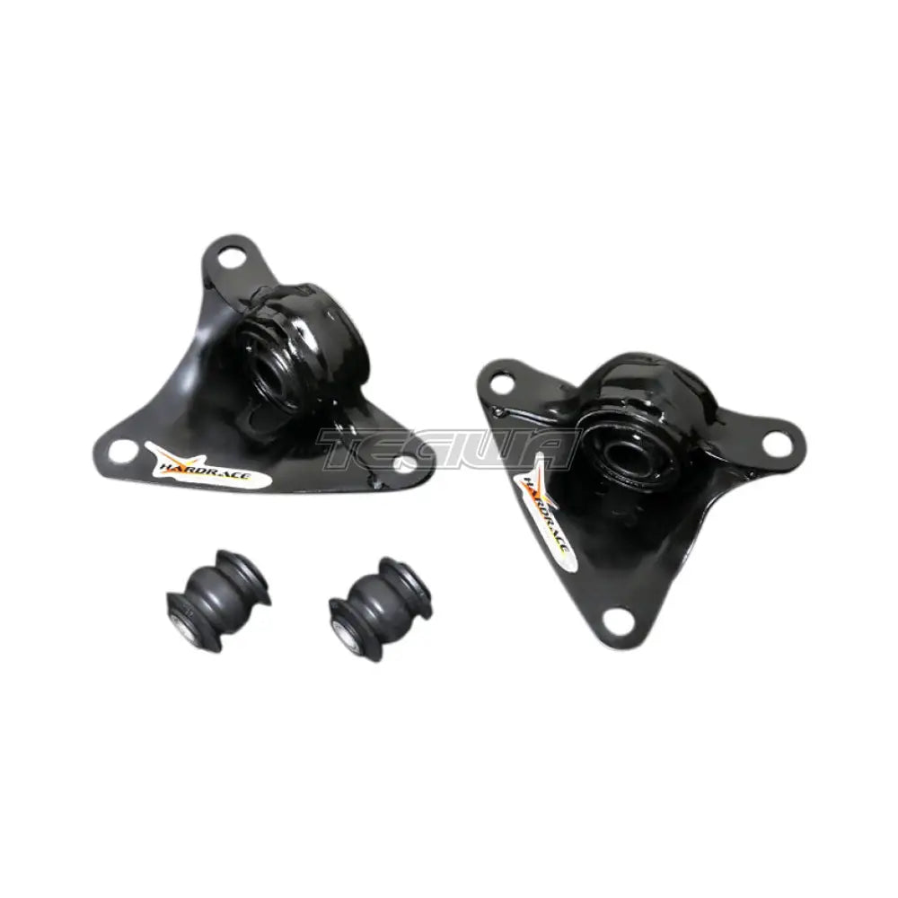 Hardrace Hardened Rubber Front Lower Arm Bushes 4Pc Set Honda Fit GE 08-14 Bushes