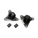 Hardrace Hardened Rubber Front Lower Arm Bushes 4Pc Set Honda Fit GE 08-14 Bushes