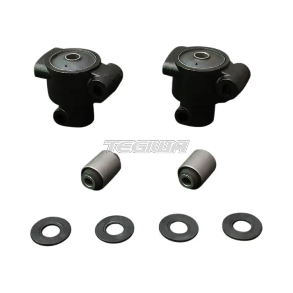 Hardrace Hardened Rubber Front Lower Arm Bushes 4Pc Set Infiniti FX35 03-08 Bushes