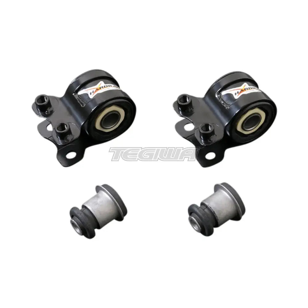 Hardrace Hardened Rubber Front Lower Arm Bushes 4Pc Set Mazda 3 03-09 Bushes