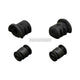 Hardrace Hardened Rubber Front Lower Arm Bushes 4Pc Set Nissan March Micra K11 92-02 Bushes