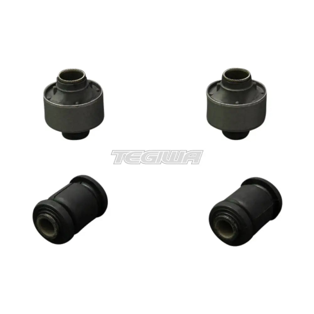 Hardrace Hardened Rubber Front Lower Arm Bushes 4Pc Set Toyota Corolla AE110 97-00 Bushes