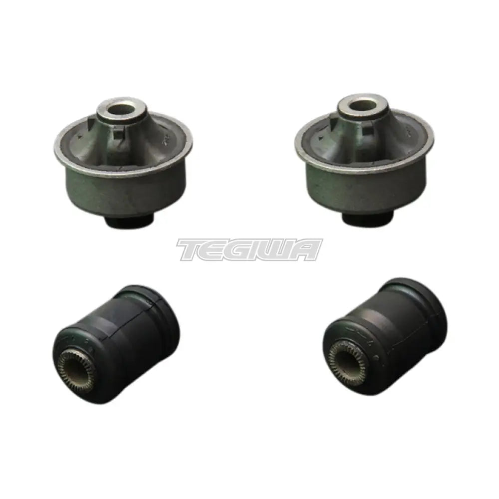 Hardrace Hardened Rubber Front Lower Arm Bushes 4Pc Set Toyota Vios XP40 02-07 Bushes