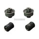 Hardrace Hardened Rubber Front Lower Arm Bushes 4Pc Set Toyota Vios XP40 02-07 Bushes