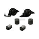 Hardrace Hardened Rubber Front Lower Arm Bushes 6Pc Set Honda Civic EG Integra DC2 92-00 Bushes