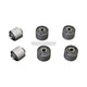 Hardrace Hardened Rubber Front Lower Arm Bushes 6Pc Set Toyota Land Cruiser HZJ80 Bushes