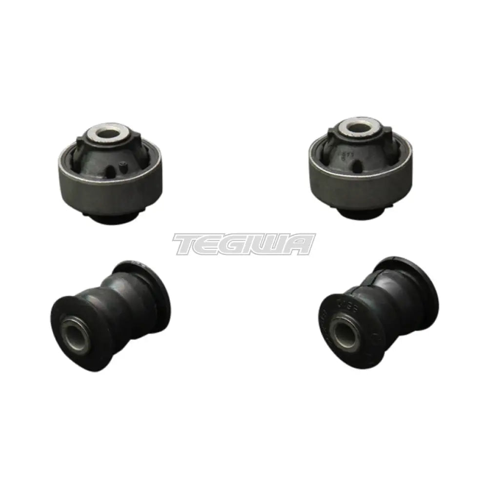 Hardrace Hardened Rubber Front Lower Control Arm Bushes 4Pc Set Nissan Tiida C11 04-12 Bushes