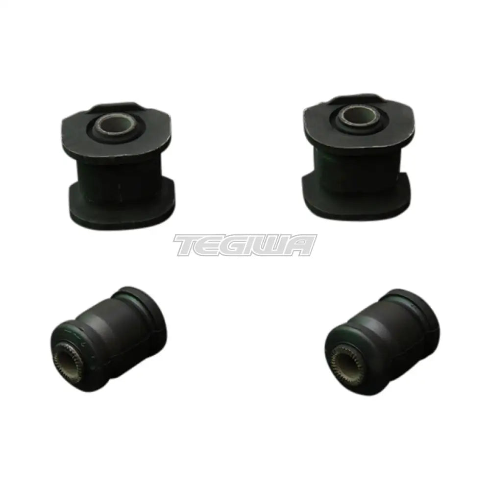 Hardrace Hardened Rubber Front Lower Control Arm Bushes 4Pc Set Toyota Tercel L50 99 Only Bushes