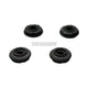 Hardrace Hardened Rubber Front Tension Rod Bushes 4Pc Set Toyota Hiace KDH200 04-14 Bushes