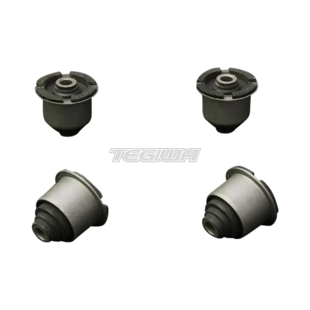 Hardrace Hardened Rubber Front Upper Arm Bushes 4Pc Set Toyota Mark II JZX90 JZX100 92-00 Bushes
