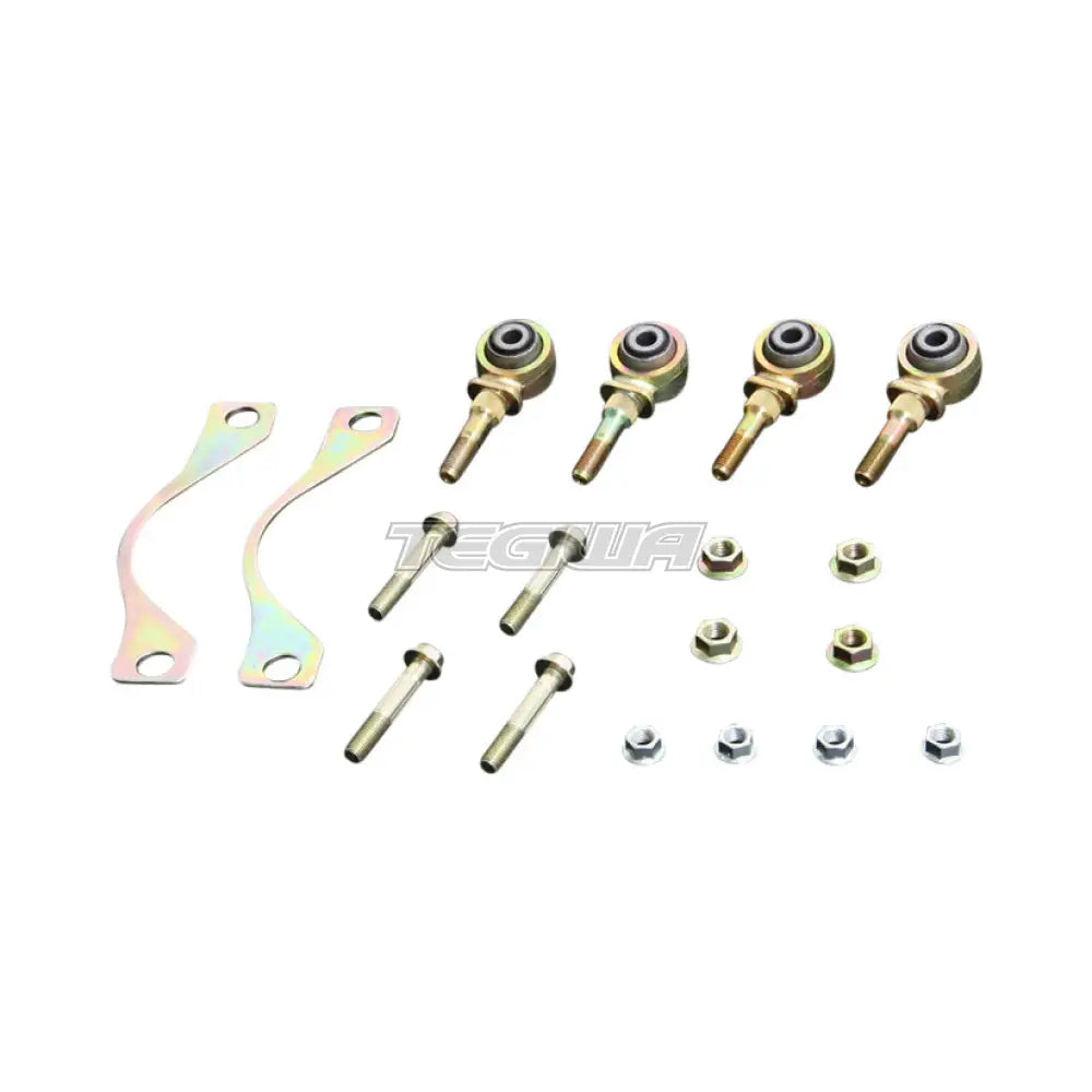 Hardrace Hardened Rubber Front Upper Arm Bushing Repair Kit 14Pc Set Honda Civic EF CRX Integra DB 88-93 Bushes