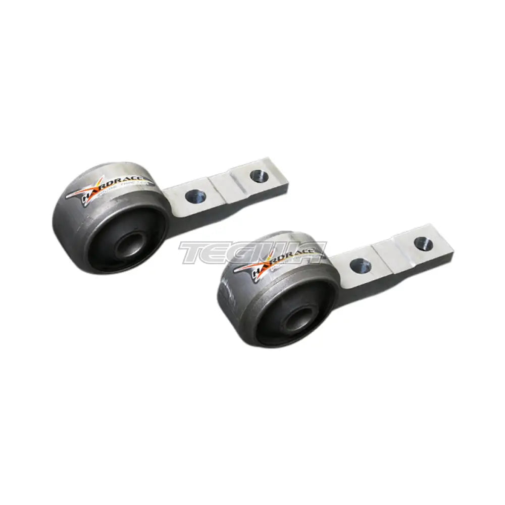 Hardrace Hardened Rubber Rear Front Lower Control Arm Bushes 2Pc Set Nissan Teana Altima 03-06 Bushes