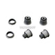 Hardrace Hardened Rubber Rear Knuckle/Axle Bushes 6Pc Set Honda Civic FD 06-11 Bushes