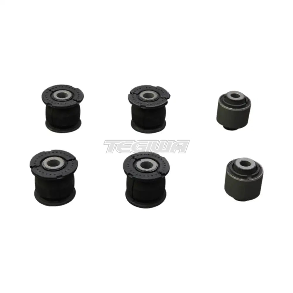 Hardrace Hardened Rubber Rear Knuckle Bushes 6Pc Set Honda Integra DC5 02-06 Civic Type R EP3 01-05 Bushes
