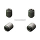 Hardrace Hardened Rubber Rear Lower Arm Bushes 4Pc Mitsubishi Lancer Virage 93-00 Bushes
