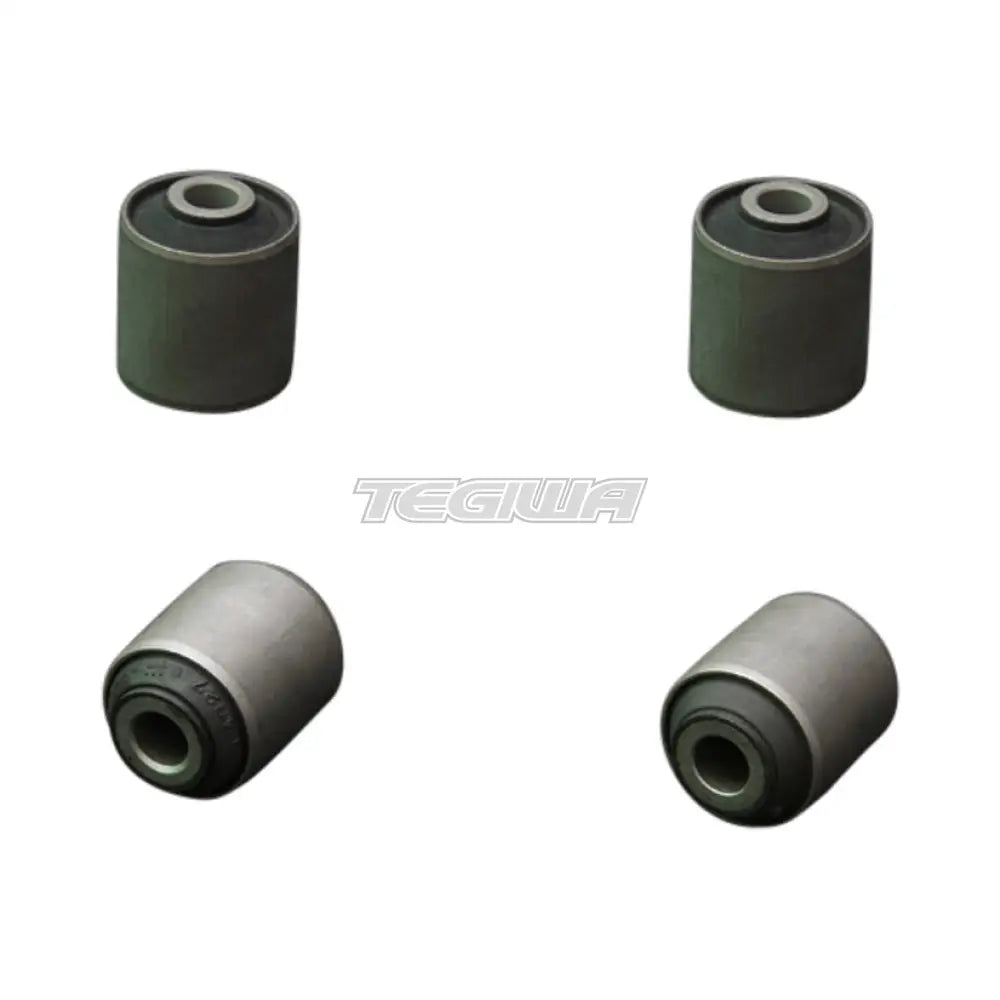 Hardrace Hardened Rubber Rear Lower Arm Bushes 4Pc Set Mitsubishi Lancer Evo 1-3 93-00 Bushes