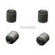 Hardrace Hardened Rubber Rear Lower Arm Bushes 4Pc Set Mitsubishi Lancer Evo 1-3 93-00 Bushes