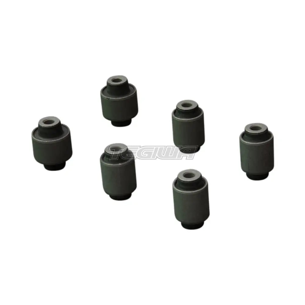 Hardrace Hardened Rubber Rear Lower Arm Bushes 6Pc Set Honda Civic EG CRX 92-96 Bushes