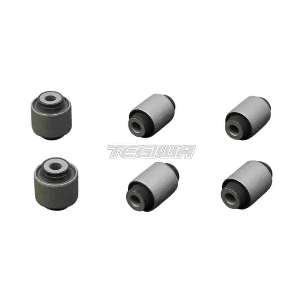 Hardrace Hardened Rubber Rear Lower Arm Bushes 6Pc Set Honda Civic EK 96-00 Bushes