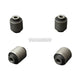 Hardrace Hardened Rubber Rear Toe Arm Bushes 4Pc Set Mazda6 GG GY 02-08 Bushes