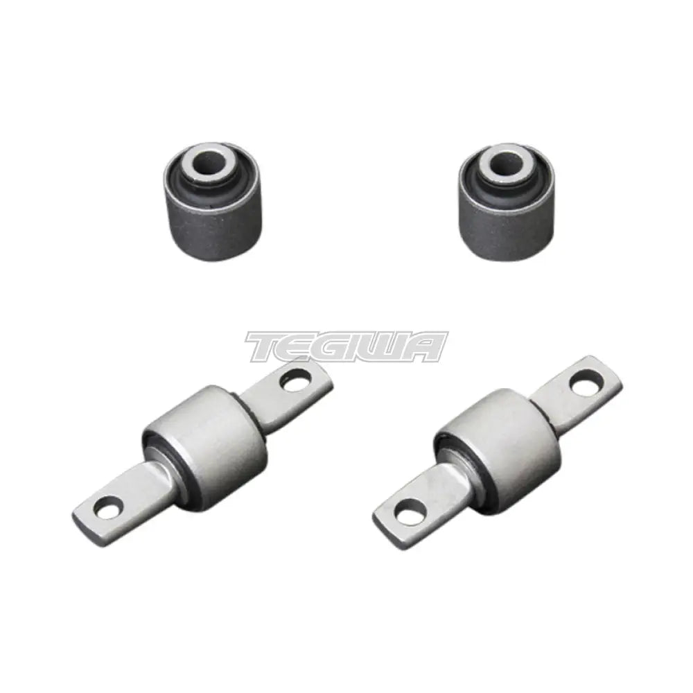 Hardrace Hardened Rubber Rear Toe Arm Bushes 4Pc Set Mitsubishi Lancer Virage Evo 1-3 93-00 Bushes