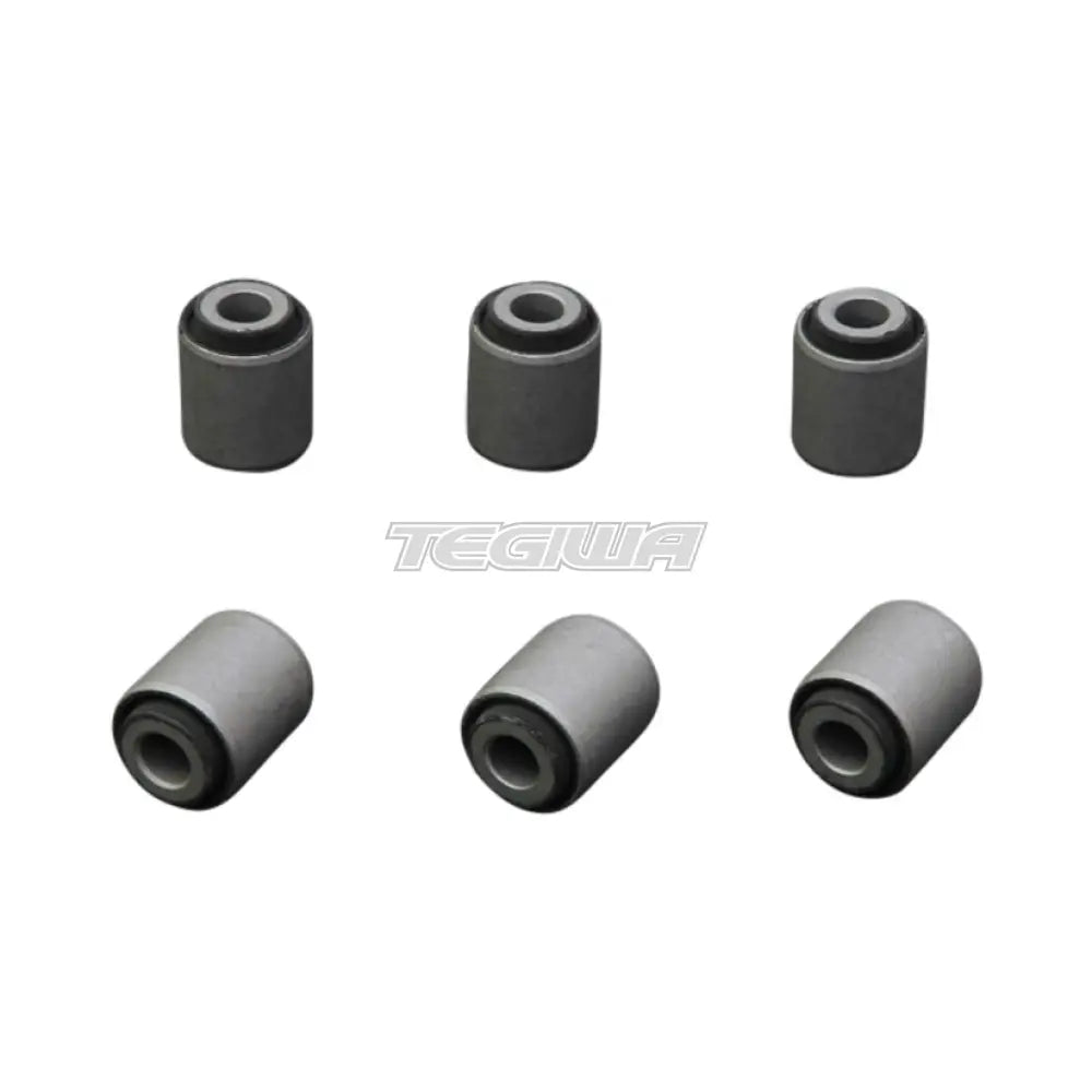 Hardrace Hardened Rubber Rear Toe Camber And Traction Link Bushes 6Pc Set Nissan 200SX S13 89-94 Bushes