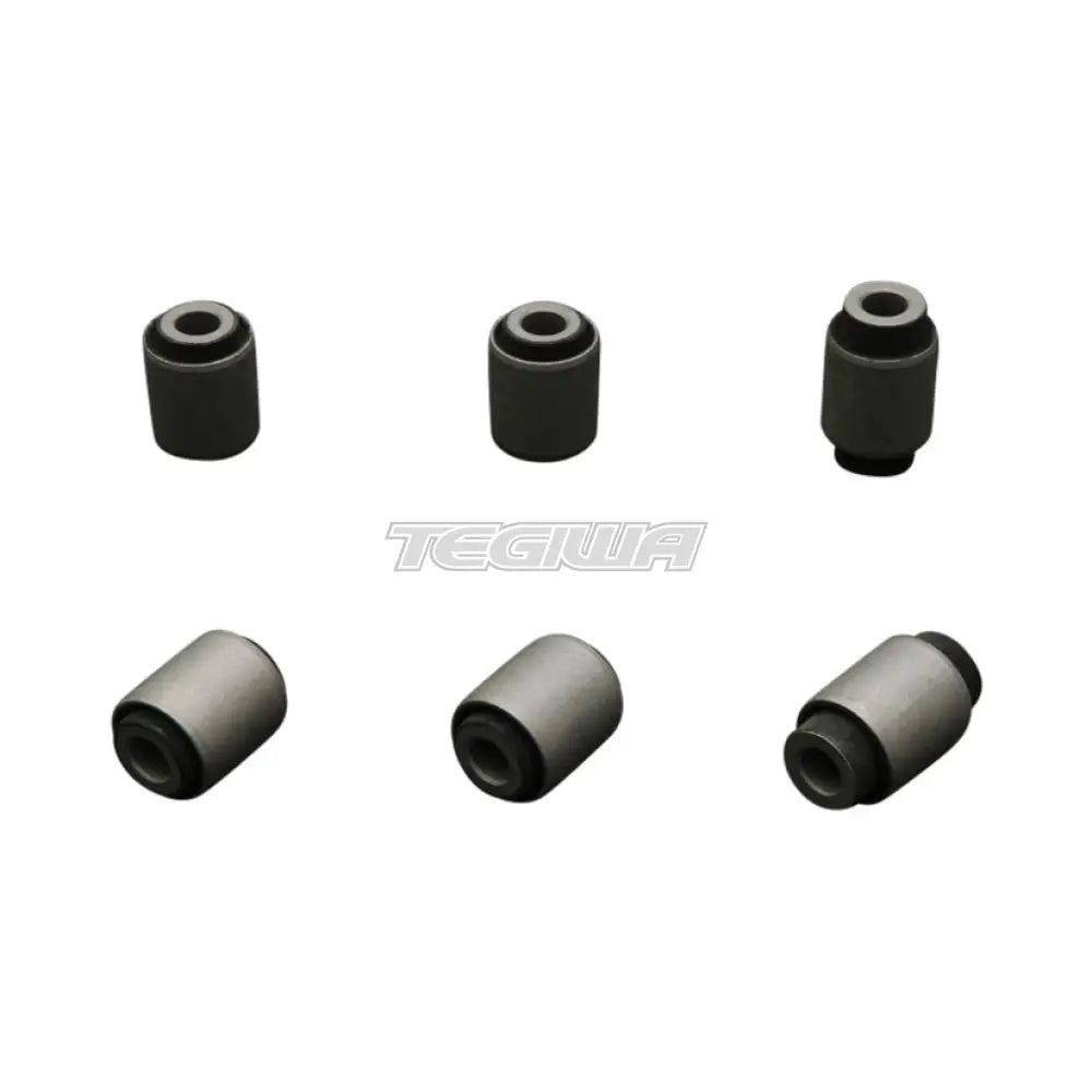 Hardrace Hardened Rubber Rear Toe Camber And Traction Link Bushes 6Pc Set Nissan 200SX S14 Silvia S15 94-02 Bushes