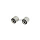Hardrace Hardened Rubber Rear Traction Rod Bushes 2Pc Set Lexus GS300 98-05 Drop links
