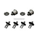 Hardrace Hardened Rubber Rear Trailing Arm Bushes 8Pc Set Honda Civic FD 06-11 Bushes