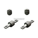 Hardrace Hardened Rubber Rear Upper Arm Bushes 4Pc Set Honda Civic FD 06-11 Bushes