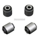 Hardrace Hardened Rubber Rear Upper Arm Bushes 4Pc Set Toyota Avensis 03-09 Bushes