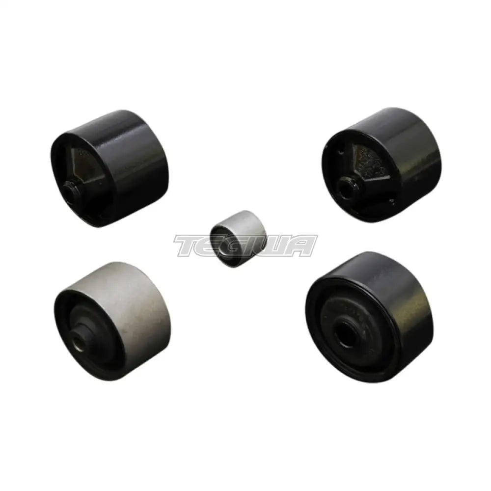 Hardrace Hardened Rubber Reinforced Engine Mount Bushes 5Pc Set Mitsubishi Evo 7-9 USDM 03-07 Engine Mounts