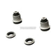 Hardrace Hardened Rubber Small Front Lower Arm Bushes 4Pc Set Honda Civic FN2 07-11 Bushes