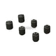Hardrace Hardened Rubber Steel Body Rear Lower Arm Bushes 6Pc Set Mitsubishi Evo 4-9 96-07 Bushes