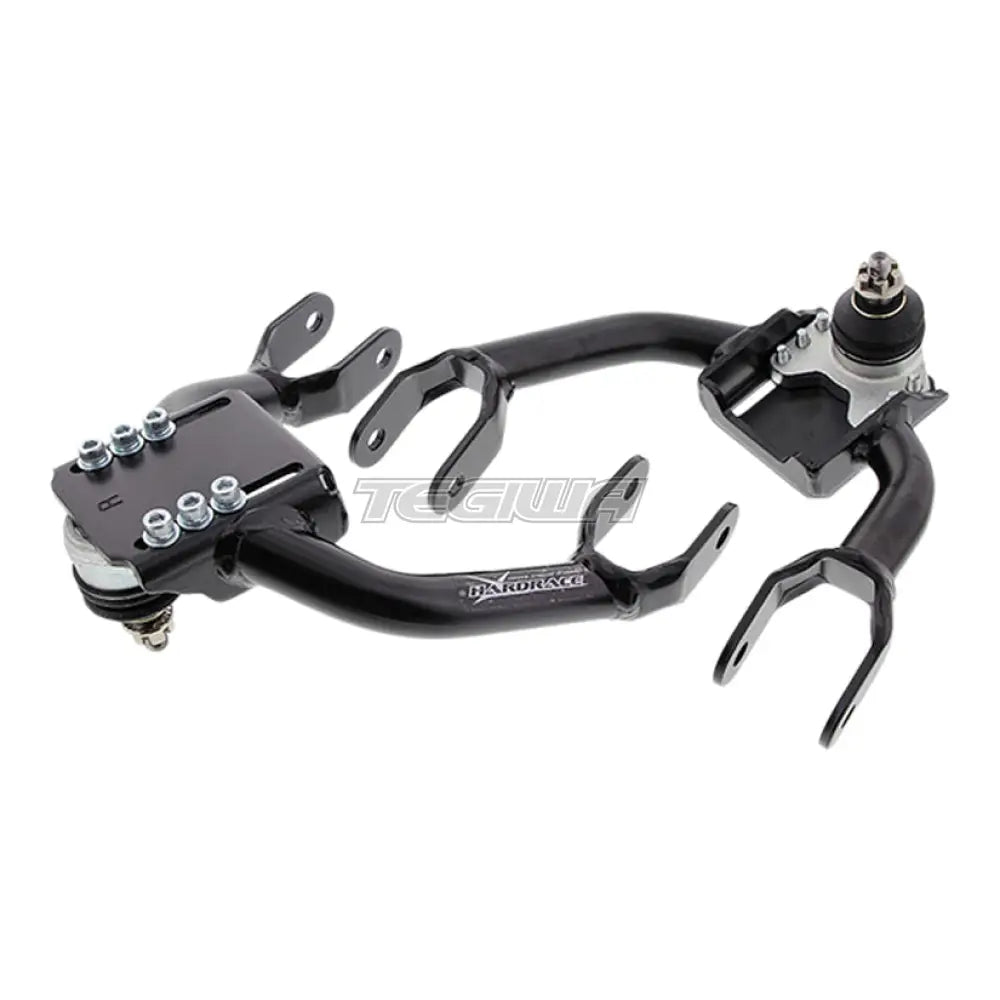 Hardrace Honda Civic EF CRX Front Upper Camber Kit Black No Bushing 2Pcs Camber & Control Arms