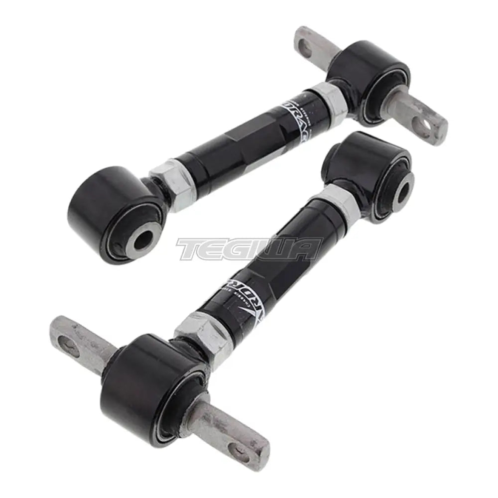Hardrace Honda Civic EG EK DC2 Rear Upper Camber Kit Black Hardened Rubber 2Pcs Camber & Control Arms