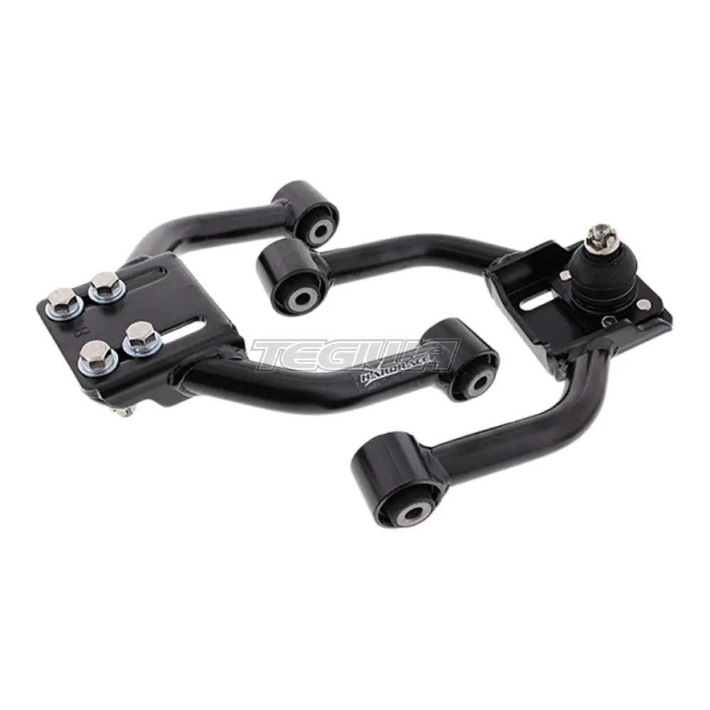 Hardrace Honda Civic EK Front Upper Camber Kit Black Hardened Rubber 2Pcs Camber & Control Arms