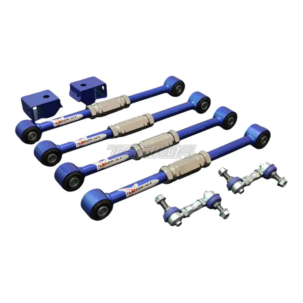 Hardrace Impreza WRX GC-GG Legacy BD Rear Adjustable Rod Pillow Ball 8Pcs Camber & Control Arms