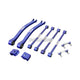 Hardrace Non-Adjustable Rear Arms With Spherical Bearings 10Pc Set Subaru Impreza GC 92-00 Camber & Control Arms