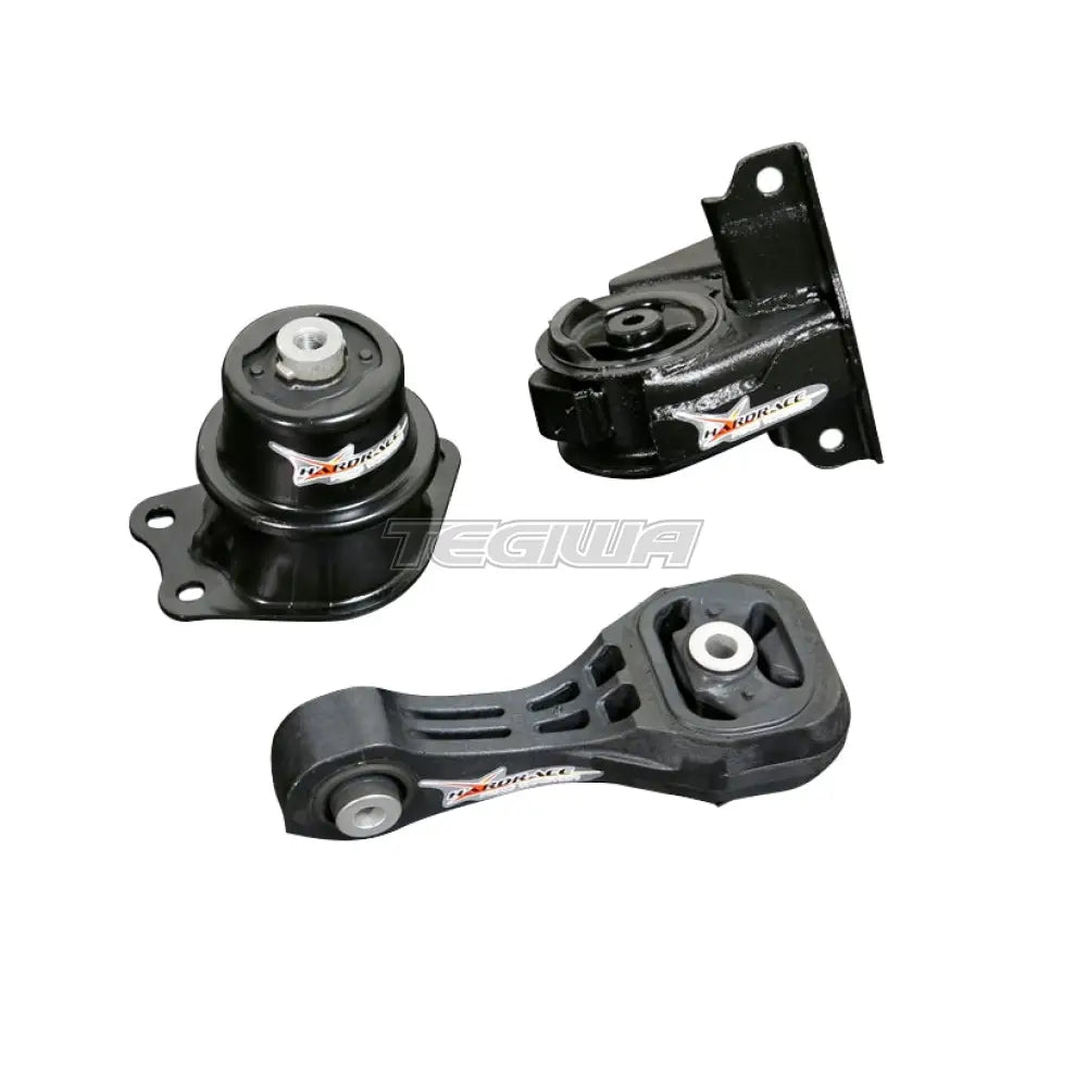 Hardrace Race Hardened Engine Mount 3Pc Set Honda Fit 08-13 Engine Mounts