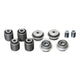 Hardrace Rear Lower Arm Bushing Set Hardened Rubber 10Pcs Honda S2000 AP1 AP2 99-09 Bushes
