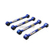 Hardrace Rear Lower Arms With Hardened Rubber Bushes 4Pc Set Honda Accord 98-02 Camber & Control Arms