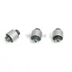 Hardrace Rear Lower Control Arm 40mm Shock Bushing Hardened Rubber Aluminum 2 Piece Set Honda Civic EG 92-95 Camber &
