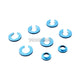 Hardrace Rear Subframe Bush Collars 8Pc Set Lexus IS300 GS300 SC430 Toyota JZX110 98-05 Bushes