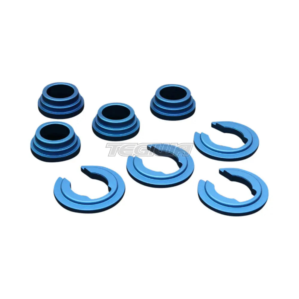 Hardrace Rear Subframe Bushing Collars 8Pc Set Nissan 200SX S13 S14 Silvia S15 89-02 Camber & Control Arms
