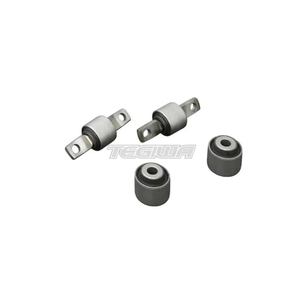 Hardrace Rear Upper Arm Bushing 40mm Outer Hard Rubber Mitsubishi Lancer Evo 1-3 4Pcs Bushes