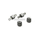 Hardrace Rear Upper Arm Bushing 40mm Outer Hard Rubber Mitsubishi Lancer Evo 1-3 4Pcs Bushes