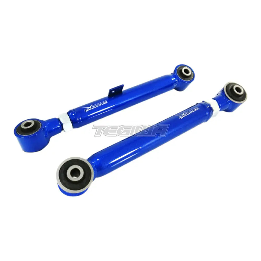 Hardrace Rear Upper Arm Lift 0-4Inches Harden Rubber 2 Piece Set Nissan Patrol Y60 88-97 Y61 97 + Camber & Control Arms