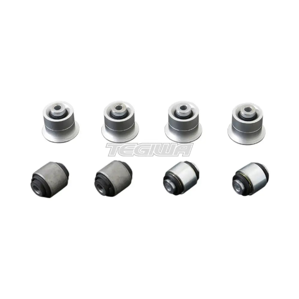 Hardrace Spherical Bearings/Hardened Rubber Rear Upper Arm Bushes 8Pc Set Mazda RX7 FD 92-02 Bushes