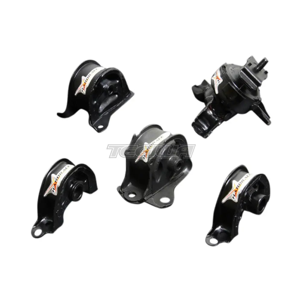 Hardrace Street Series Hardened Engine Mount 5Pc Set Honda Civic EK 96-00 Engine Mounts